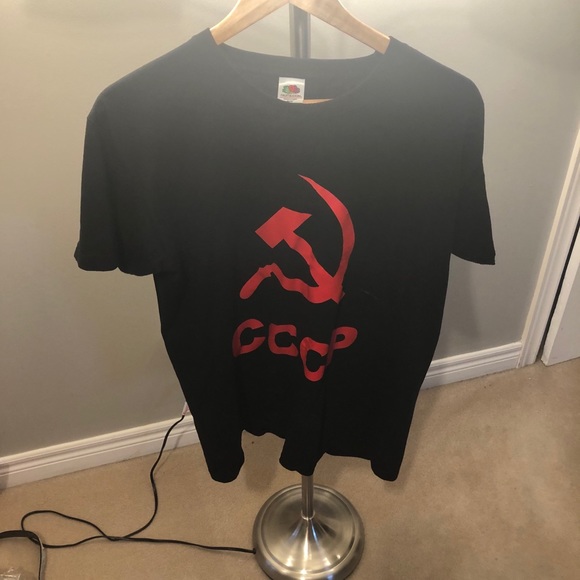 BNWOT CCCP Hammer/Sickle men’s shirt SZ Medium!! - Picture 3 of 6